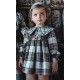 Jose Varon Winter Baby Girl Squared Dress Flowers