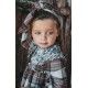 Jose Varon Winter Baby Girl Squared Dress Flowers
