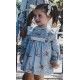 Jose Varon Winter Baby Girl Blue Dress Fairies