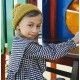 Jose Varon Winter Girl Dress Black Squares