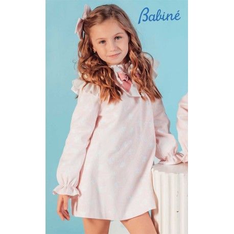 Babine Winter Girl Pink Dress Fairies