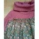 Babine Winter Girl Mauve Dress Flowers