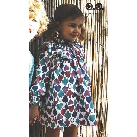 Jose Varon Winter Girl Dress Poker