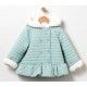 Coco Acqua Winter Girl Water Green Coat