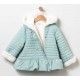 Coco Acqua Winter Girl Water Green Coat