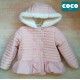Coco Acqua Winter Girl Pink Coat