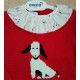Coco Acqua Invierno Conjunto bebé niña Rojo Perrito