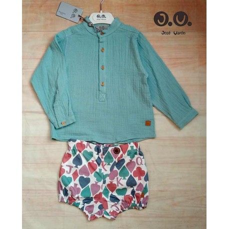Jose Varon Winter Baby Boy Set Poker