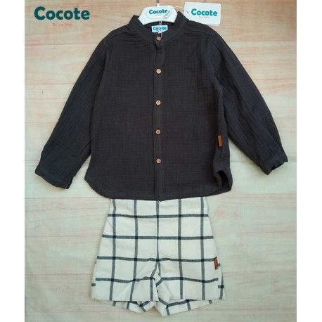 Cocote Winter Boy Dark Gray Set Squares