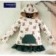 Basmartí Invierno Vestido niña Temporal Beige Zorros