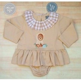 Mon Petit Bonbon Invierno Jesusito bebé niña Osito