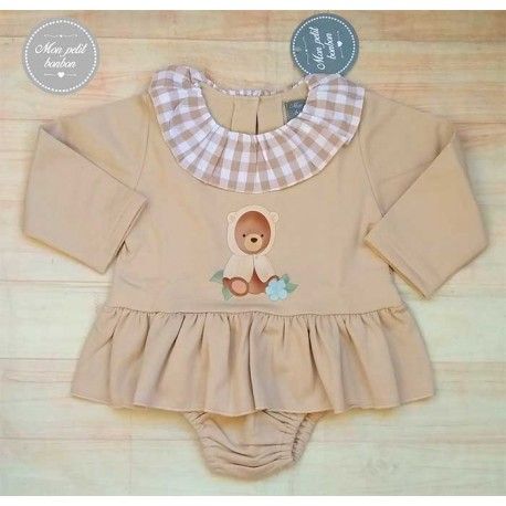 Mon Petit Bonbon Invierno Jesusito bebé niña Osito