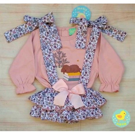 Pío Pío Invierno Conjunto bebé niña Perrito