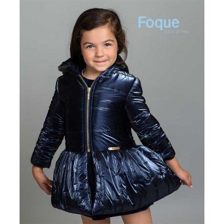 Foque Winter Girl Navy Padded Coat