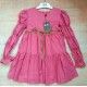 José Varón Invierno Vestido niña Geranio y Rosa