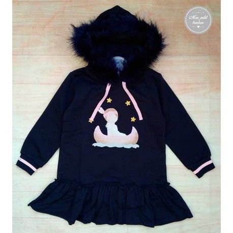 Mon Petit Bonbon Invierno Vestido niña Punto India