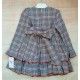Blanca Valiente Winter Girl Gray Dress Squares