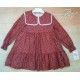 Blanca Valiente Winter Girl Red Dress Flowers