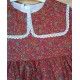 Blanca Valiente Winter Girl Red Dress Flowers