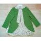 Blanca Valiente Winter Girl Green Dress Ruffles