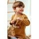 Pio Pio Winter Baby Dark Ocher Sweatshirt Dog
