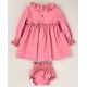 Jose Varon Winter Baby Girl Pink Dress Glitter