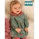 Coco Acqua Invierno Vestido bebé niña Verde Hadas