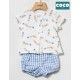 Coco Acqua Verano Conjunto bebé niño Oruguitas