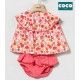 Coco Acqua Verano Conjunto bebé niña Manzanas