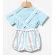 Coco Acqua Verano Conjunto bebé niño Azul y Rayas