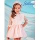 Babiné Verano Vestido niña Ceremonia Rosa Tul Bordado