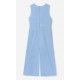 Abel & Lula Summer Girl Blue Long Romper Crepe with Tie