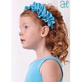 Abel&Lula Summer Girl Turquoise Crepe Headband