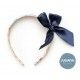 Juliana Summer Printed Headband Navy Tie