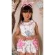 Mon Petit Bonbon Summer Girl Set Rabbit and Squares