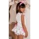 Mon Petit Bonbon Summer Girl Set Rabbit and Squares