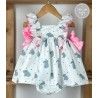 Mon Petit Bonbon Summer Baby Girl Set Rabbits