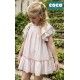 Coco Acqua Summer Girl Dress Pink Stripes