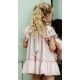Coco Acqua Summer Girl Dress Pink Stripes