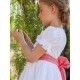 Coco Ceremony Summer Girl White Dress Plumetis