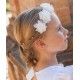 Coco Ceremony Girl Crown of White Flowers