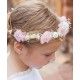 Coco Ceremony Girl Crown of Pink Flowers Magnolia