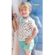 Juliana Summer Baby Boy Green Set Elephants