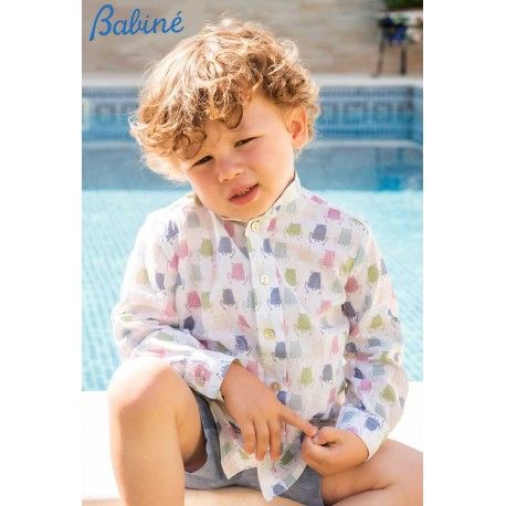 Babiné Summer Boy Shirt Frogs