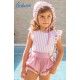 Babiné Summer Girl Pink Romper Stripes
