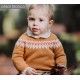 César Blanco Invierno Jersey niño Greca Caramelo