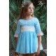 Blanca Valiente Summer Girl Ceremony Turquoise Dress Sleeve