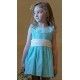 Blanca Valiente Summer Girl Ceremony Turquoise Dress