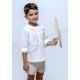 Cocote Verano Conjunto niño Crudo Arena Lino