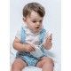 Cocote Summer Baby Boy Embroidered Turquoise Set